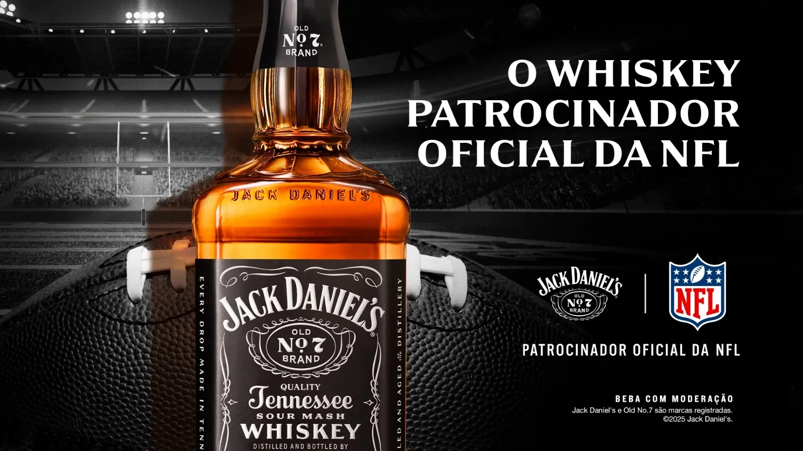 NFL e Jack Daniel’s renovam patrocínio no Brasil com contrato de três anos