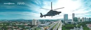 Revo e Grand Brasil firmam parceria para rota fixa de mobilidade aérea urbana em Alphaville