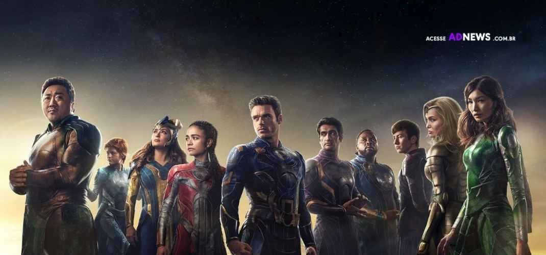 Eternos, novo filme da Marvel, chega aos cinemas