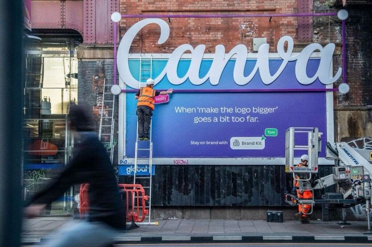 Canva usa OOH para ironizar máximas da publicidade