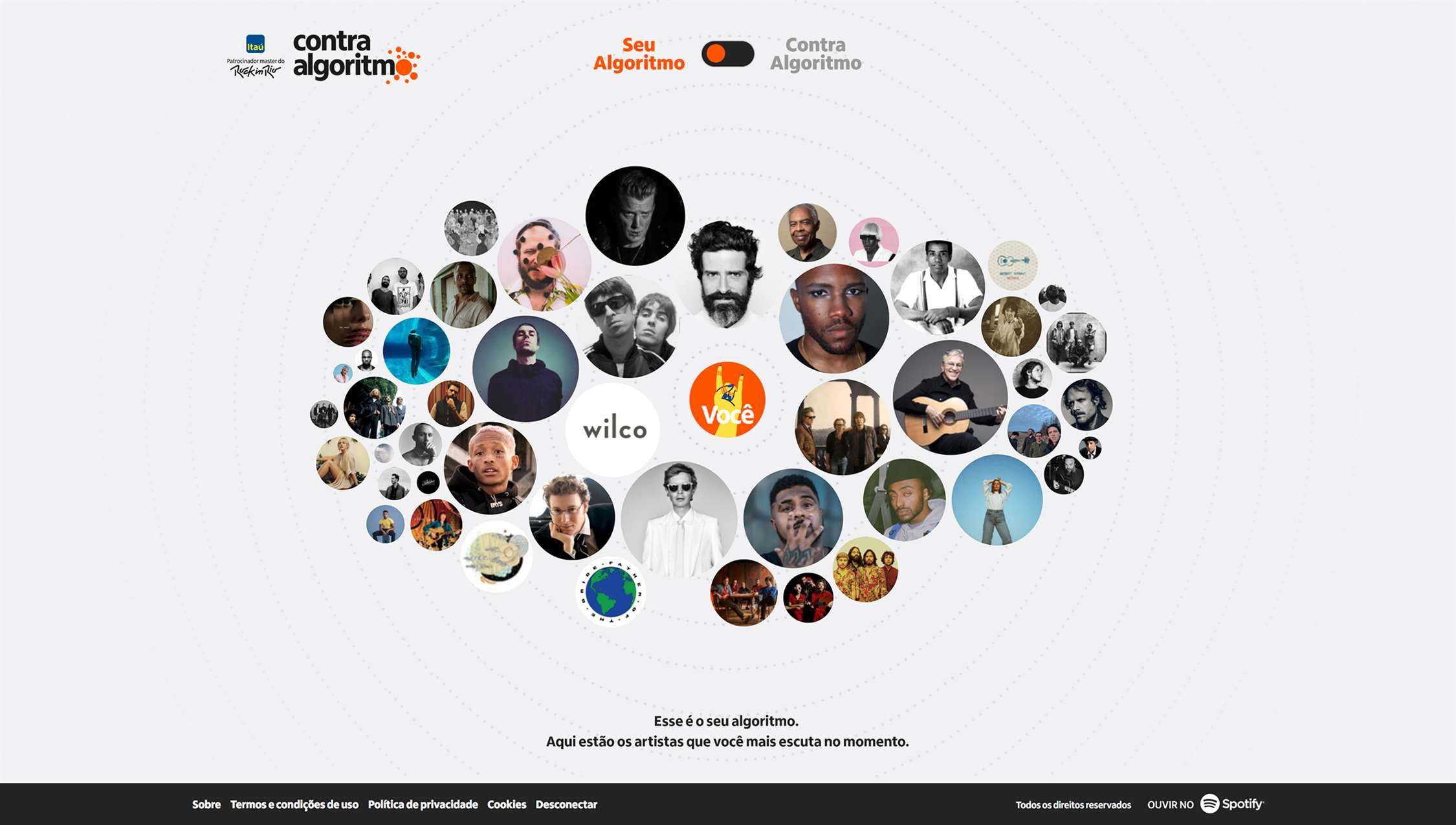 “Contra-Algoritmo” do Itaú convida pessoas a descobrirem novos sons e músicas do Rock in Rio