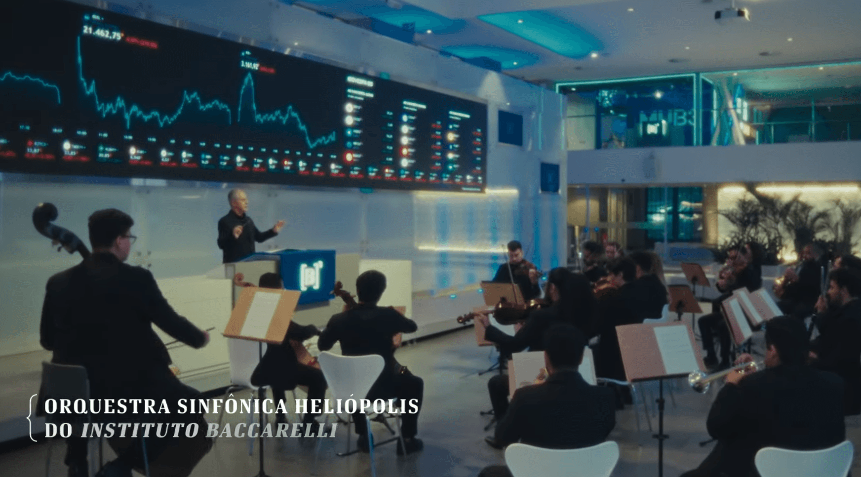 B3 transforma frequência do Ibovespa em sinfonia