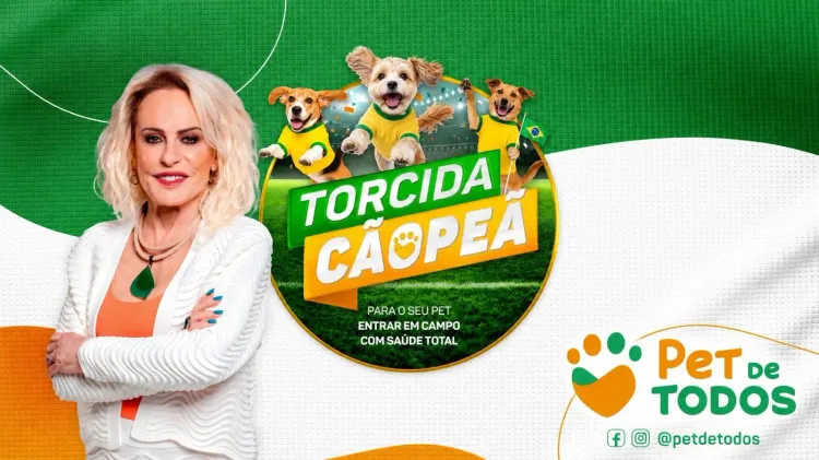 Pet de TODOS anuncia Ana Maria Braga como embaixadora e lança campanha com foco em saúde animal acessível