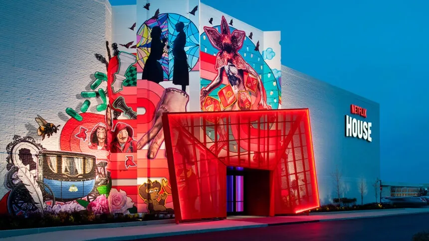 Netflix Vai Além da Tela: Gigante do Streaming Lança "Netflix House" com Experiências Imersivas