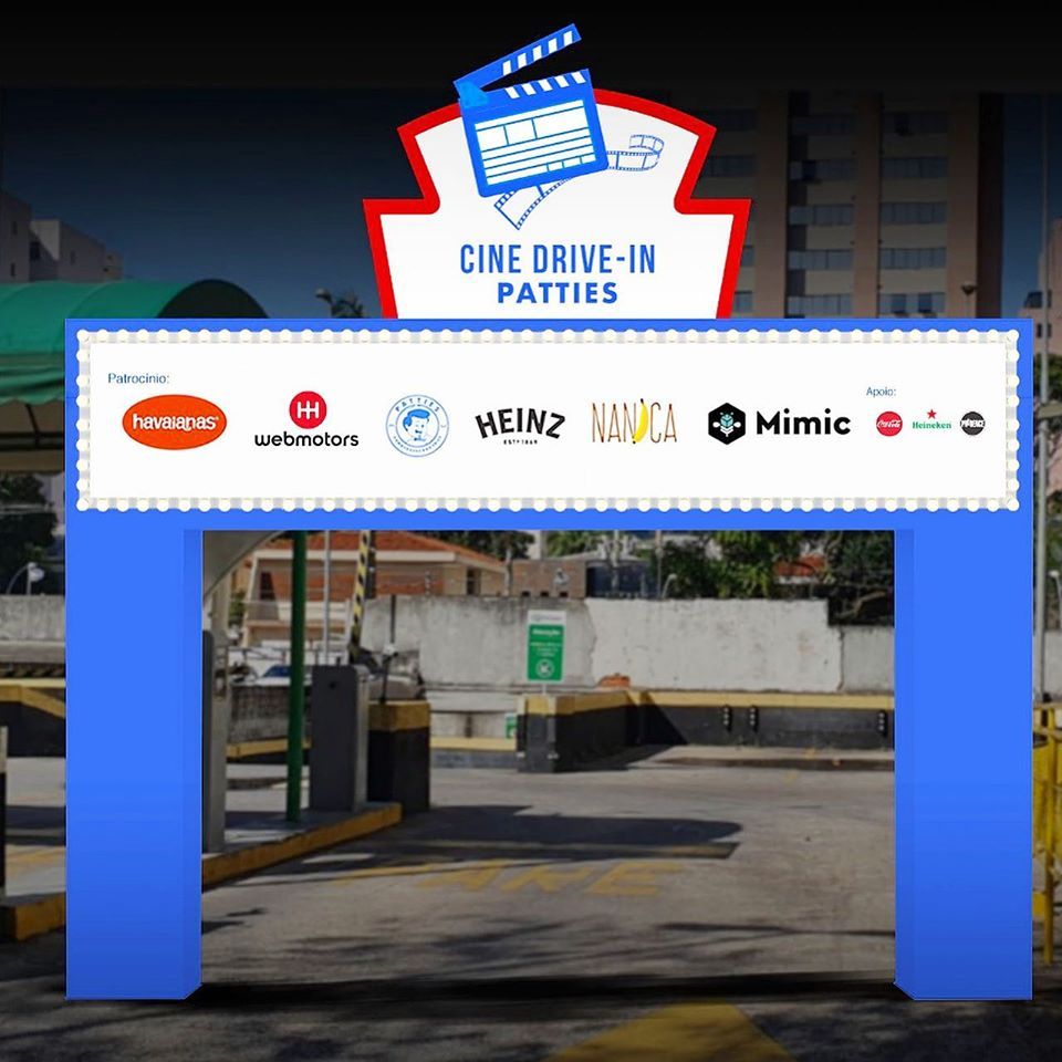Patties lança cinema drive-in em São Paulo com apoio de várias marcas