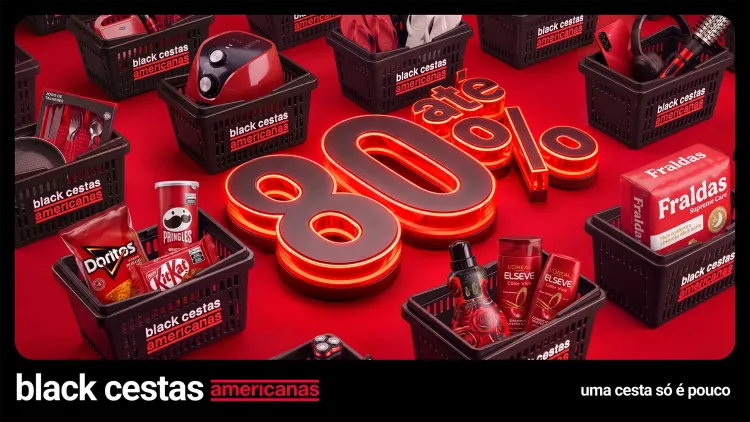 Americanas coloca lojas físicas no centro da Black Friday 2026