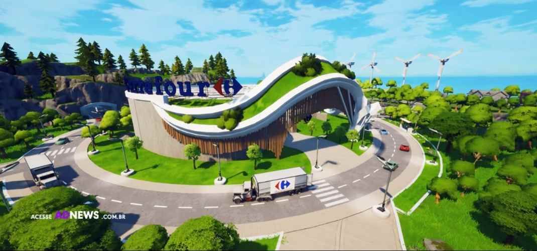 Carrefour lança mapa no jogo Fortnite para estimular a alimentação saudável