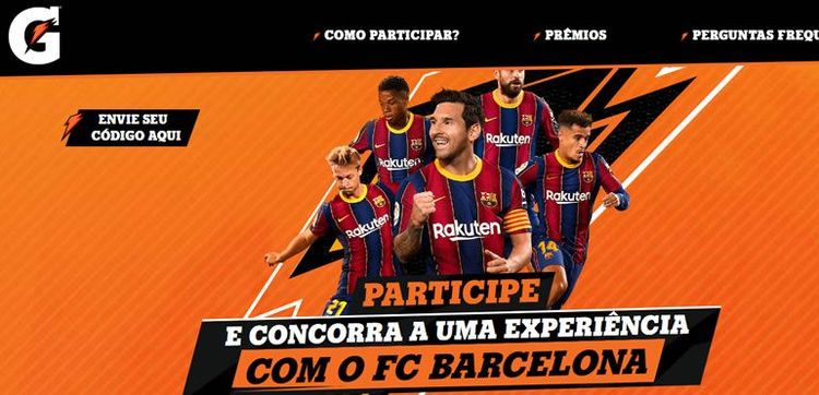 Gatorade ajuda torcedores de futebol a ter experiência com o FC Barcelona