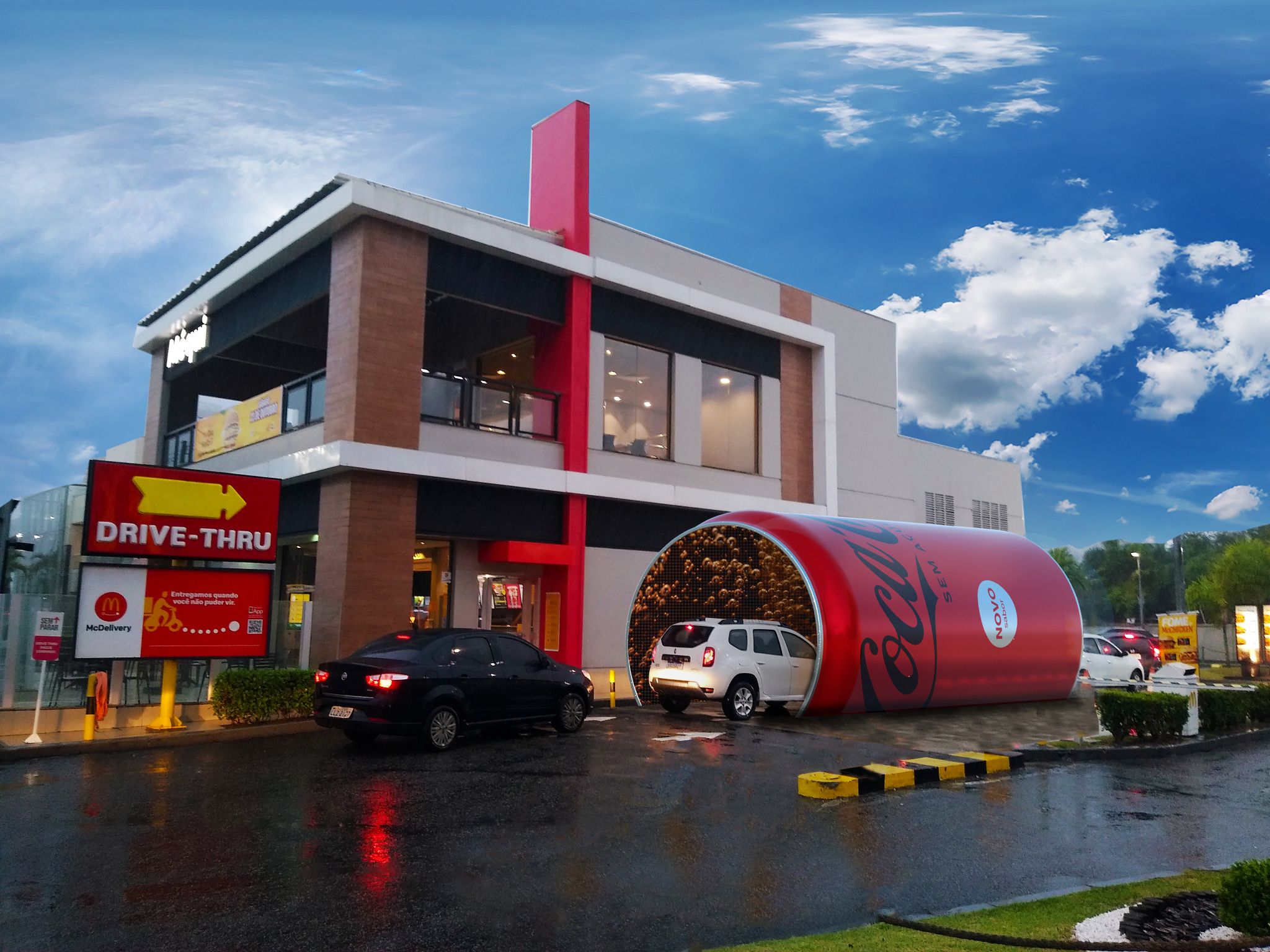 Coca-Cola distribui 500 mil latas do refrigerante no McDonald’s