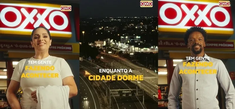 OXXO lança campanha que homenageia profissionais que mantêm a cidade ativa durante a madrugada