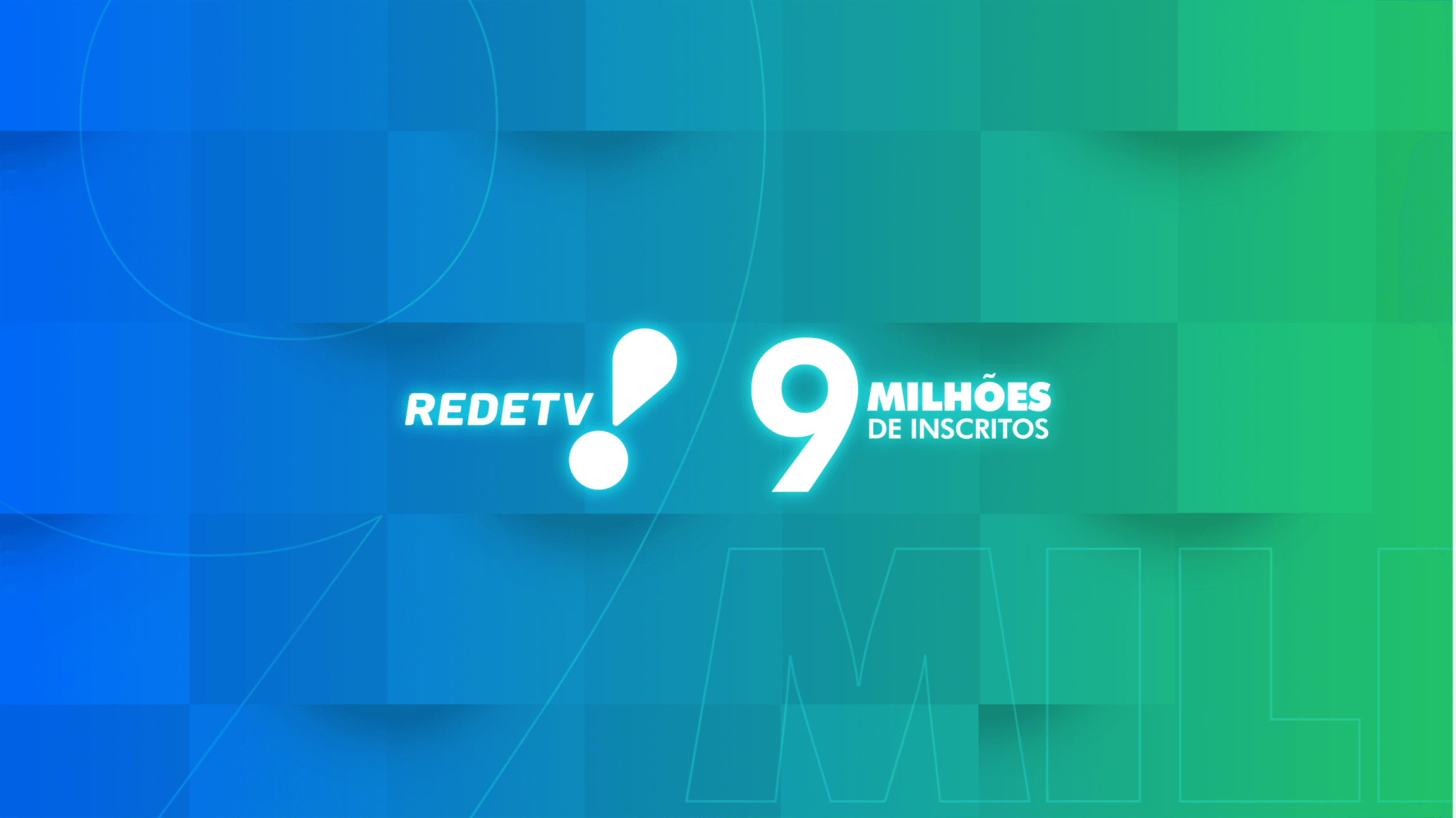 RedeTV! alcança 9 milhões de inscritos no YouTube