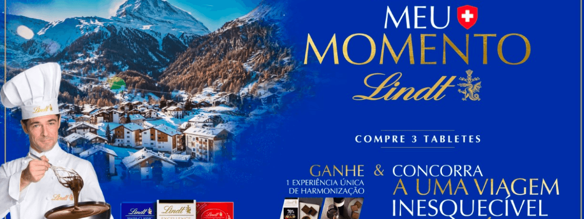 Lindt lança “Meu Momento Lindt”, com prêmios instantâneos