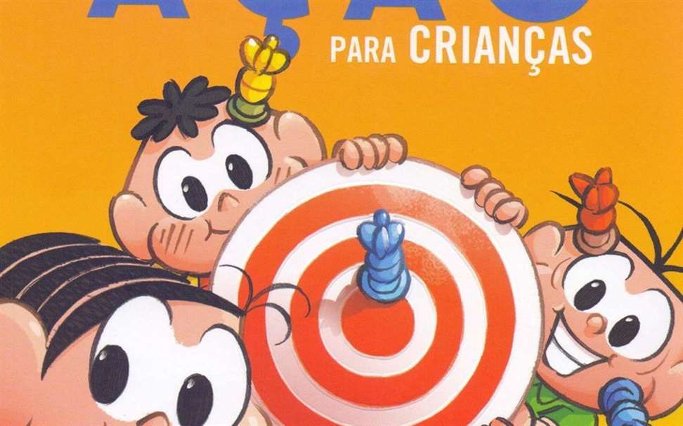 Lições da Turma da Mônica no livro “O poder da ação para o público infantil” vira atividades lúdicas entre pais e filhos