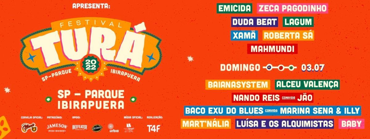 Turá divulga marcas do festival, que se dará nos dias 2 e 3 de julho