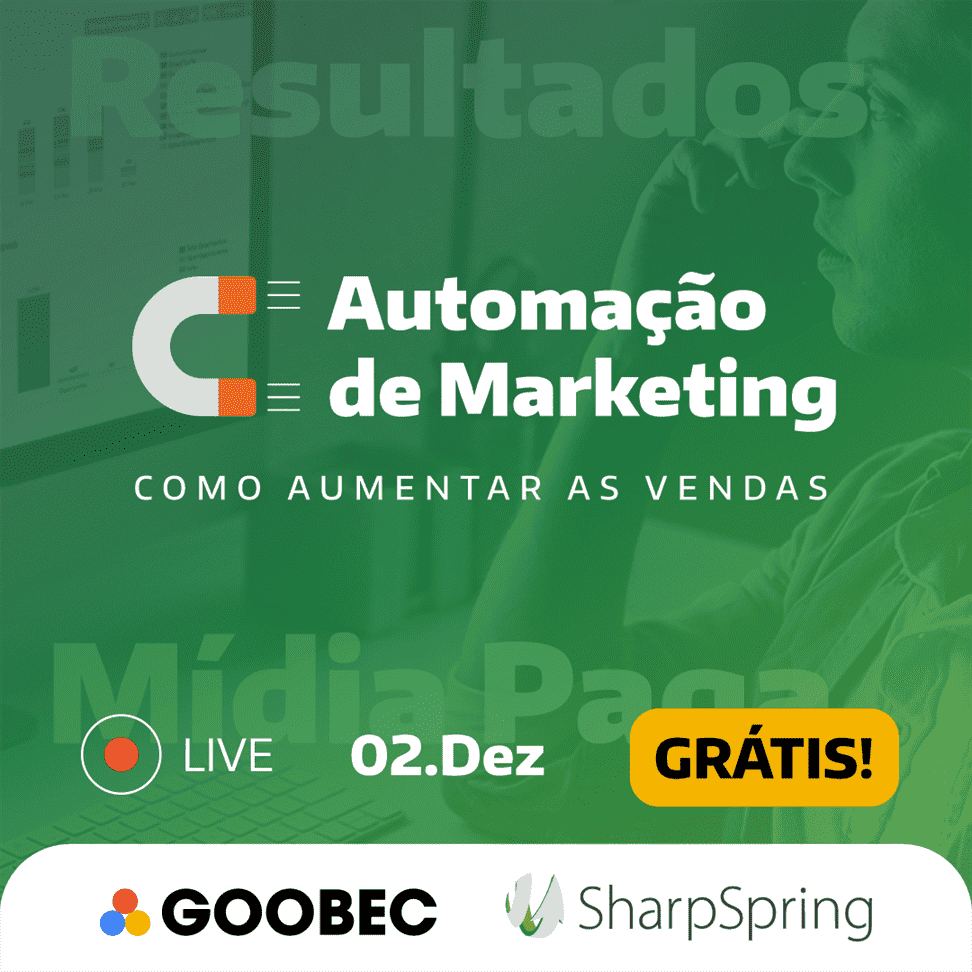 Goobec promove palestra online GRÁTIS de Inbound + Automação de Marketing Digital, a tendência master em 2020. Inscreva-se!