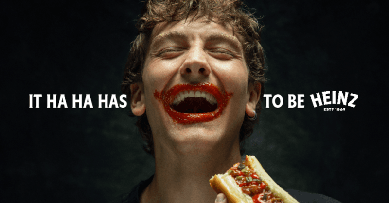 Heinz evoca Coringa em campanha de Halloween