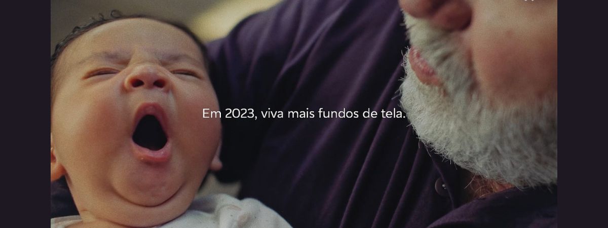 Fundos de tela do celular inspiram filme de fim de ano da Vivo