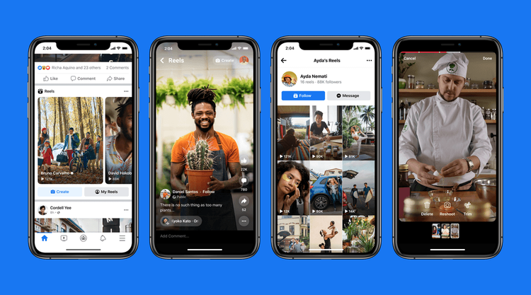 Facebook começa a testar Reels na plataforma