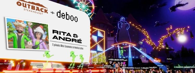 Outback se une à Deboo para fazer o primeiro casamento no Metaverso