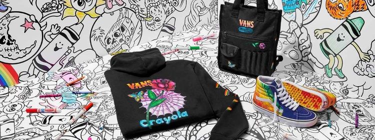 Vans e Crayola celebram a diversão e o espírito da criatividade