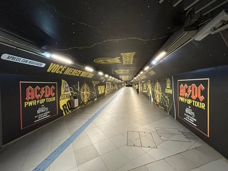 Eisenbahn lança pré-venda de cerveja no metrô para agilizar a experiência dos fãs de AC/DC