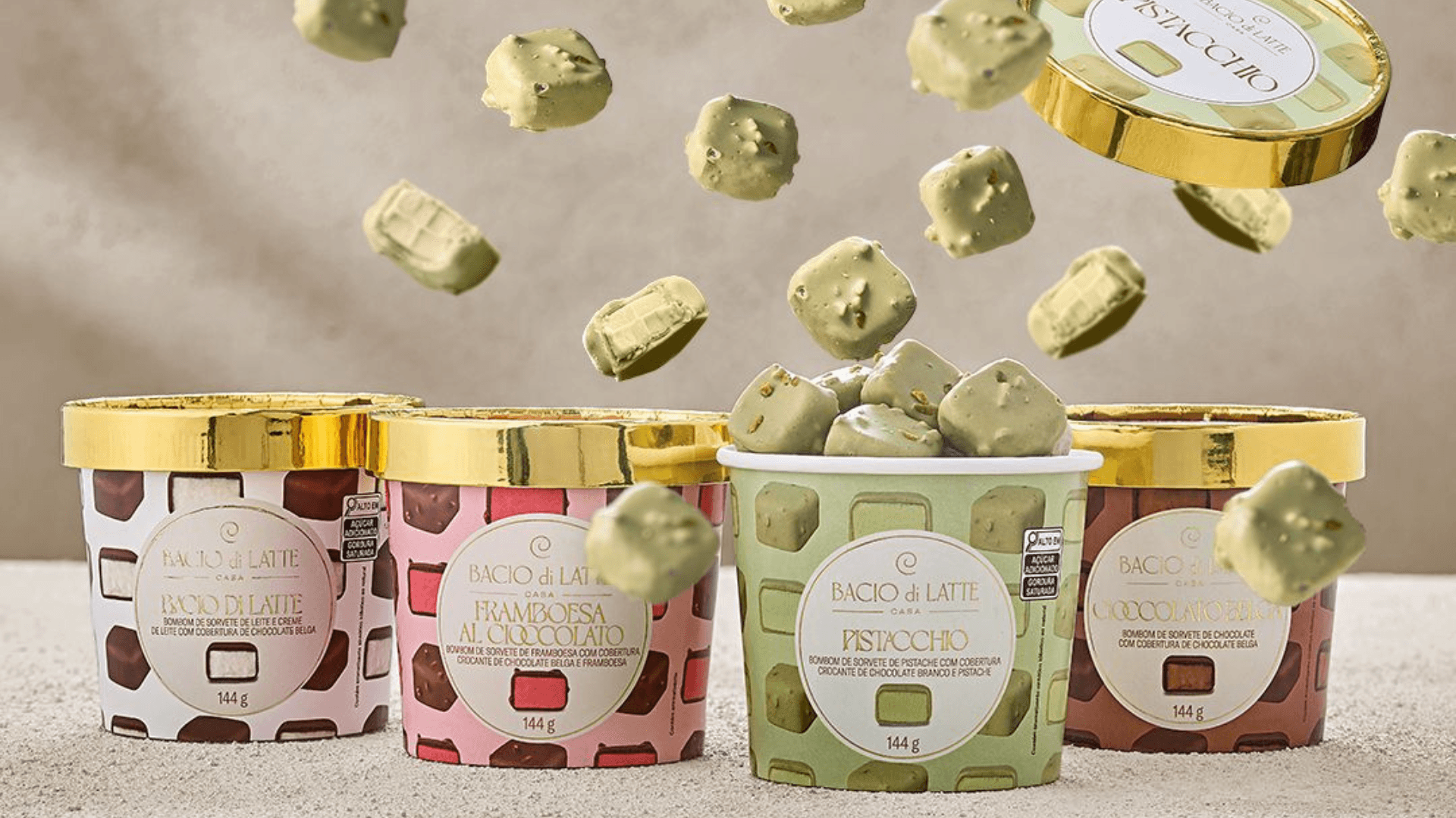 Bacio di Latte lança ‘Bombom di Gelato’, uma nova forma de compartilhar momentos 