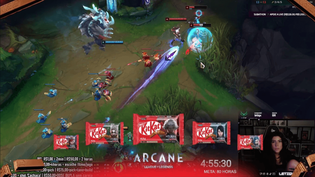 KITKAT usa AI para promover embalagens inspiradas em Arcane