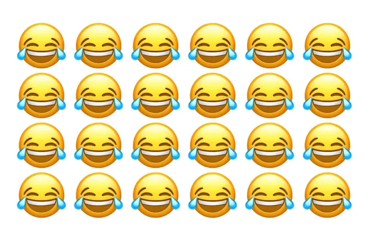 ‘Lágrimas de alegria’ é mais uma vez o emoji mais usado