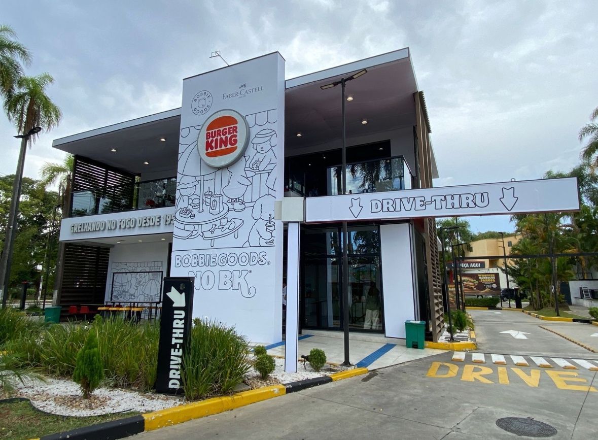 Burger King transforma loja em Bobbie Goods gigante