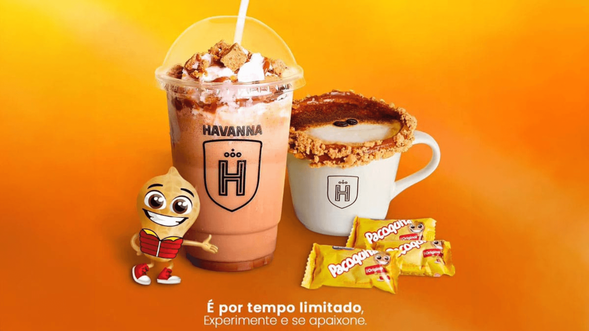 Havanna e Paçoquita se unem em collab inédita de bebidas para o inverno