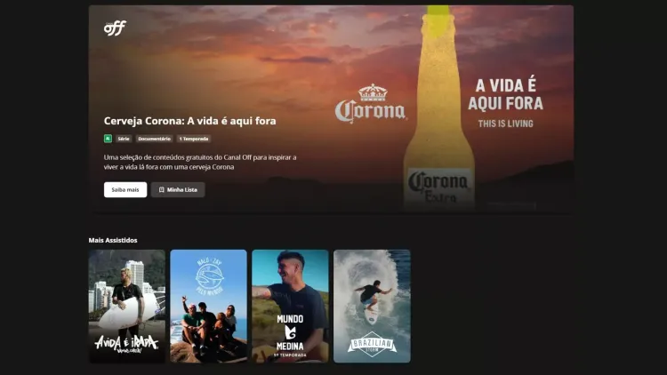 Corona e Globoplay unem forças para inspirar a vida ao ar livre em 2024