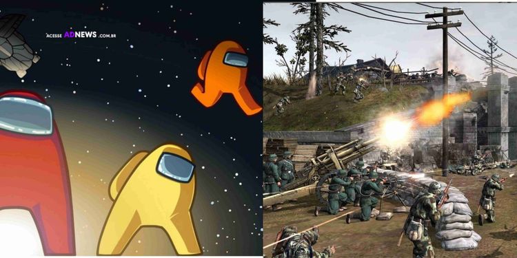 Garanta 2 jogos grátis para PC| Among US e Company of Heroes 2