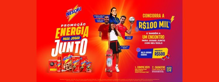 NESCAU lança promoção “Energia para Jogar Junto”