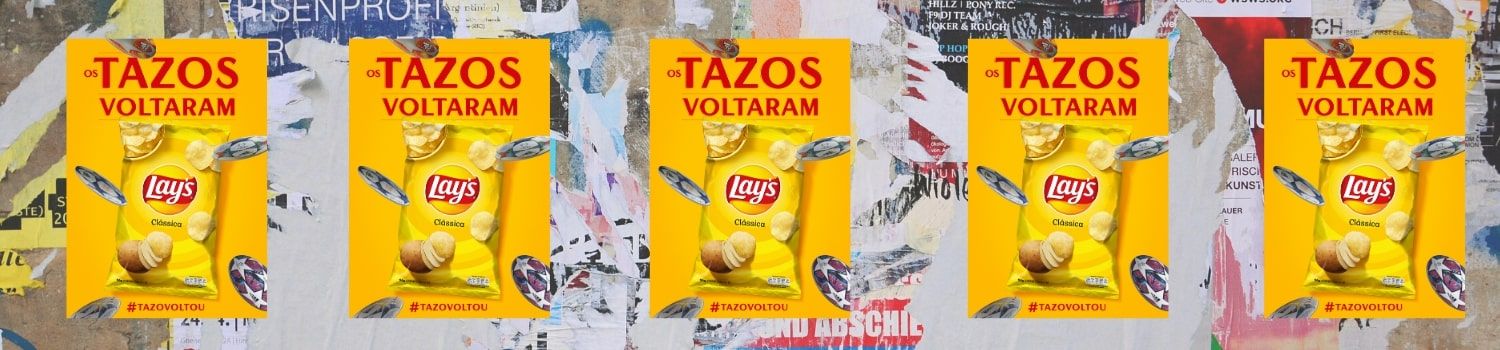 Nostalgia: a volta dos colecionáveis Tazos pela Lays