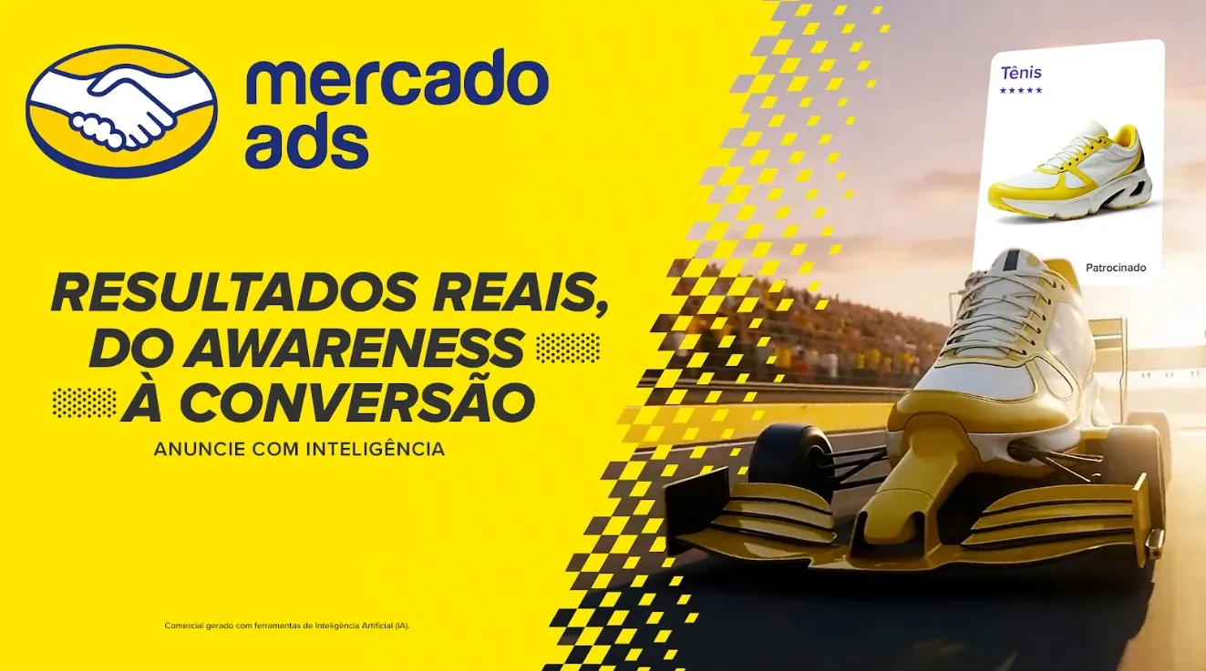 Mercado Ads anuncia campanha criada com IA e novas parcerias com HBO Max e Roku