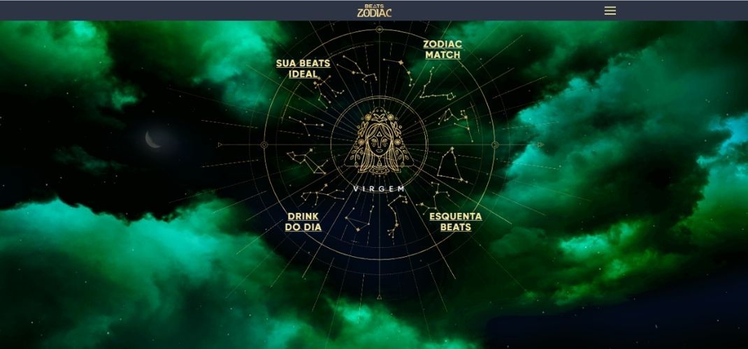 Beats Zodiac ganha reconhecimento no CSS Design Awards