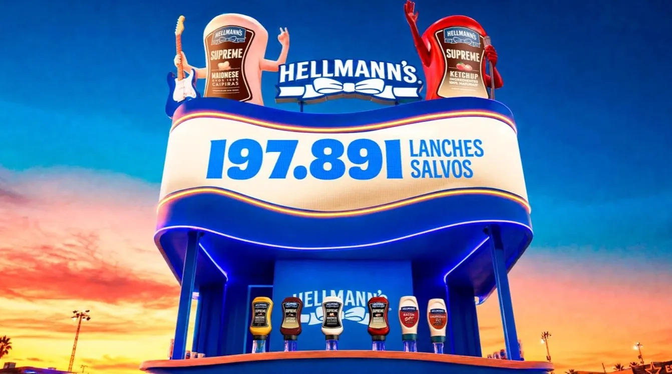 Hellmann's promove o "Maior Open de Molhos do Mundo" com ativações gigantescas no Rock in Rio 2026