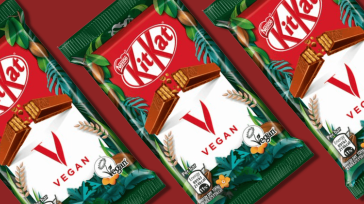 KitKat lança edição limitada de chocolate vegano