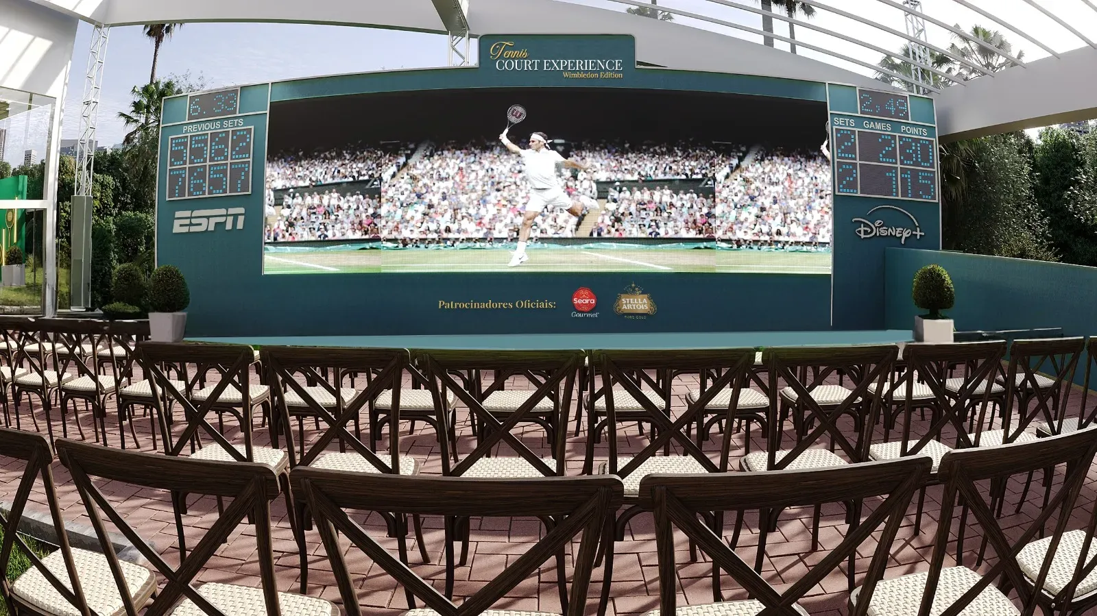 Disney promove experiência imersiva durante finais de Wimbledon