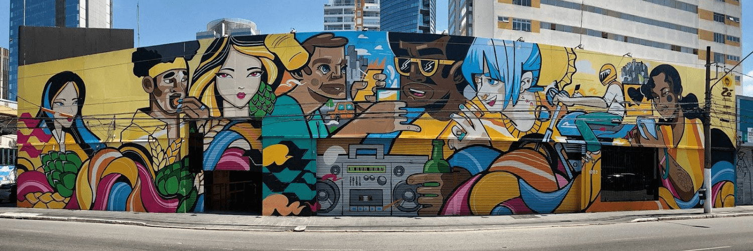 Zé Delivery se une com artista paulistana e traz cores à cidade