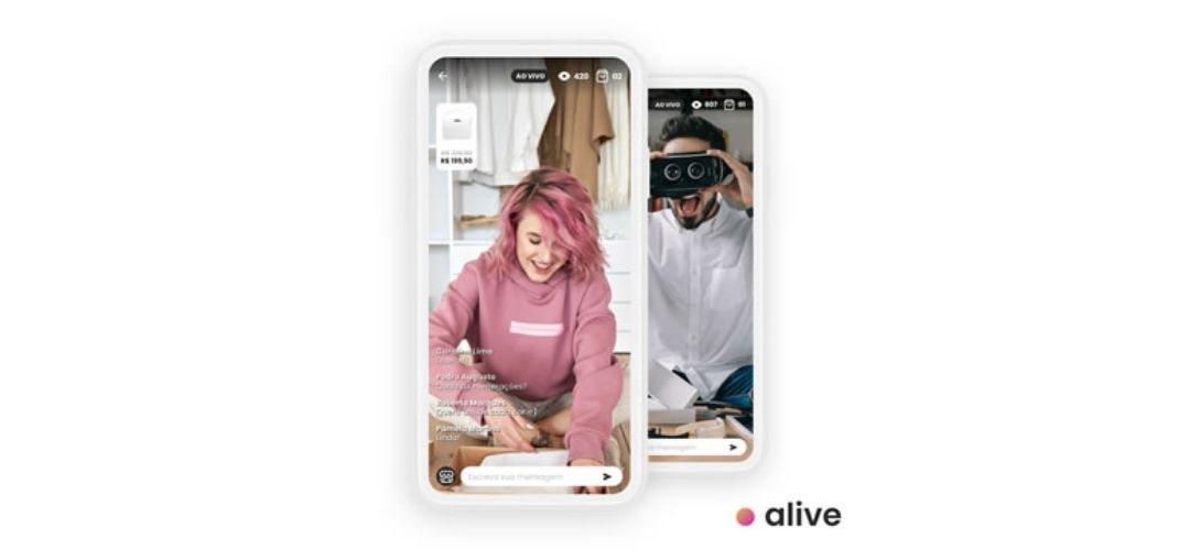 Nova plataforma Alive simplifica live commerce para marcas