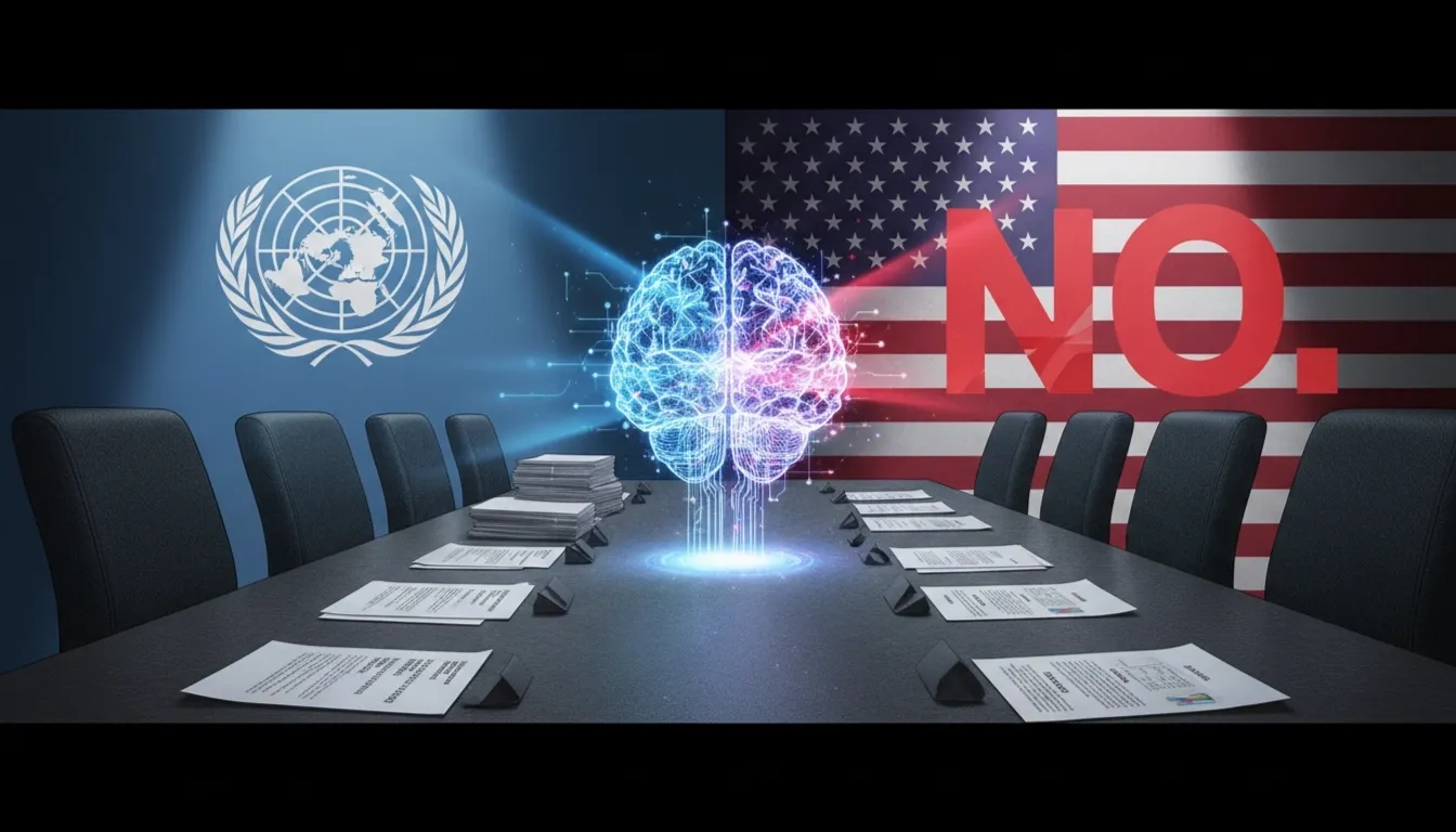 ONU quer controlar a IA, EUA dizem não