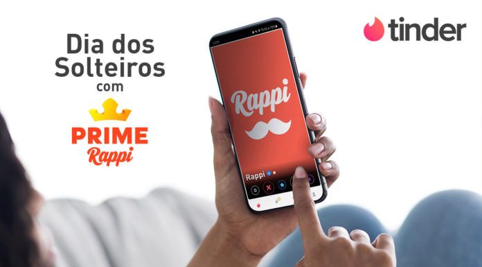 Dia dos Solteiros: Matches no Tinder ganharão Rappi Prime