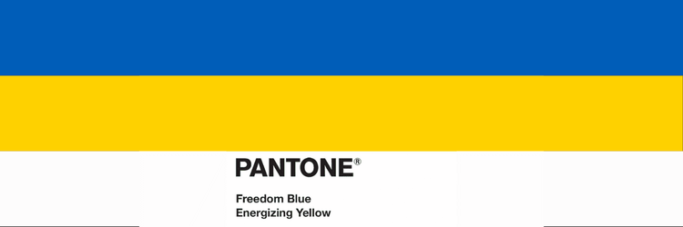 Pantone cria cores para apoiar a Ucrânia