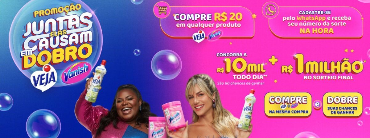 Jojo Todynho e Gio Ewbank estrelam a primeira campanha conjunta de Veja e Vanish