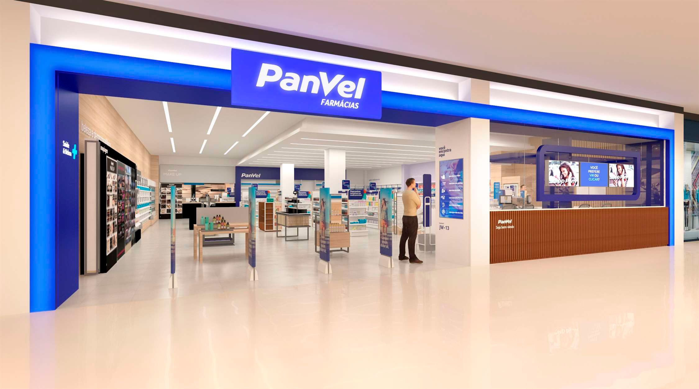 Loja no Aeroporto de POA estreia novo conceito visual da Panvel