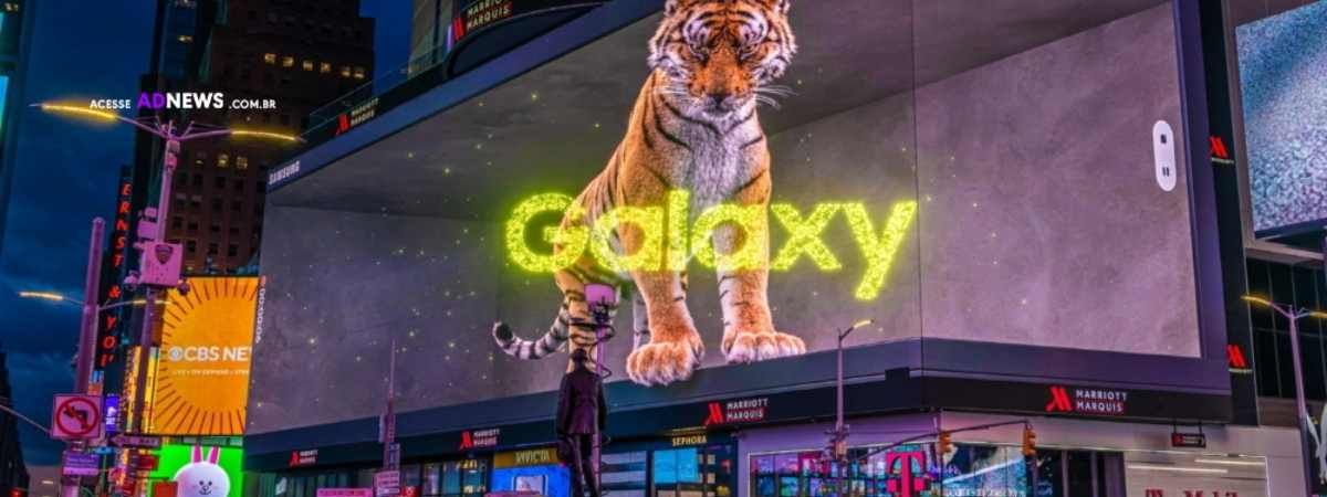 Samsung promove o Galaxy Unpacked 2022 por meio de outdoors ao redor do mundo