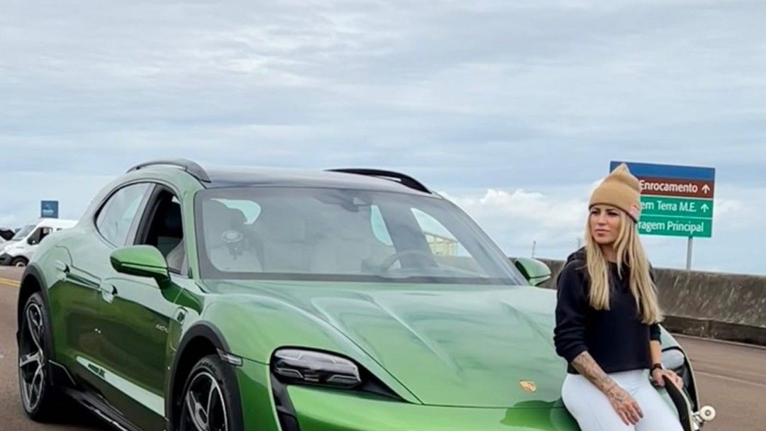 Leticia Bufoni é a estrela principal em lançamento da Porsche