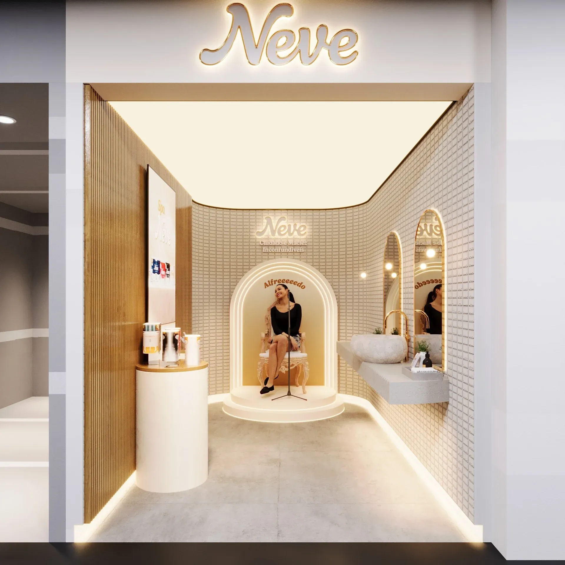 Neve estreia no The Town com ativações inéditas e transforma banheiro VIP em experiência de marca
