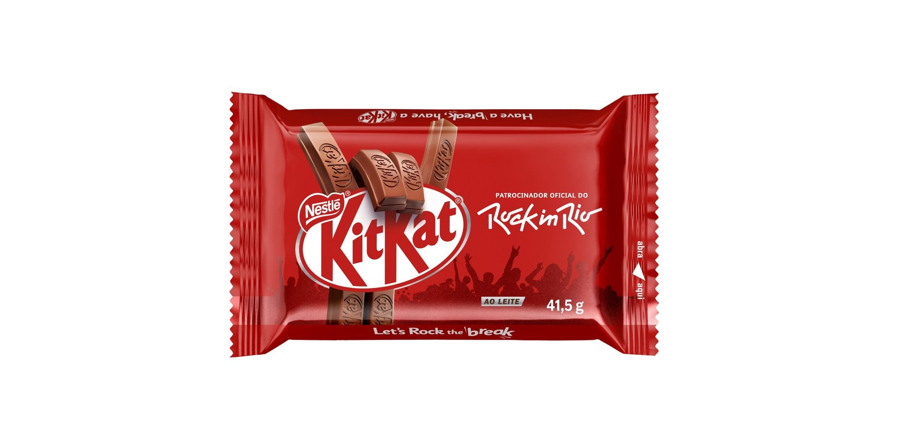 KitKat faz “chifrinho” em embalagem especial para o Rock In Rio